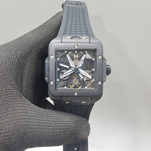 Hublot Square Bang Full Black Edition Swiss Automatic Watch