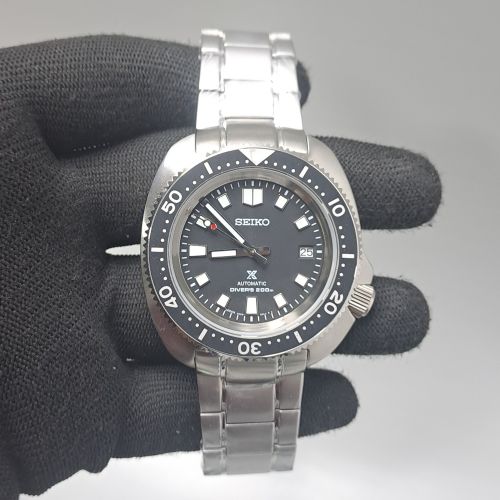 Seiko Prospex The Captain Willard 200m Divers Black Dial Swiss Automatic Watch