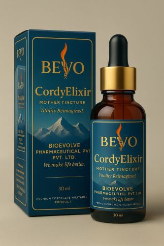 Cordyelixir (Cordyceps Militaris Mother Tincture), Color : Brown