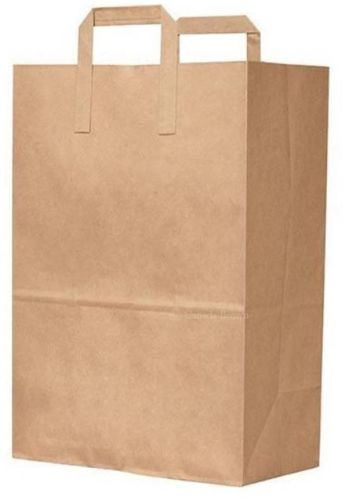 Kraft Paper Bag with Flat Handle
