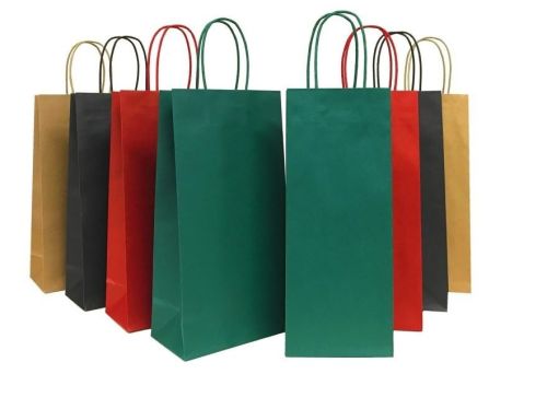Thin Kraft Lightweight Colored Paper Bag Small