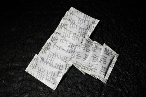 Hanging Silica Gel Pouch, Color : White