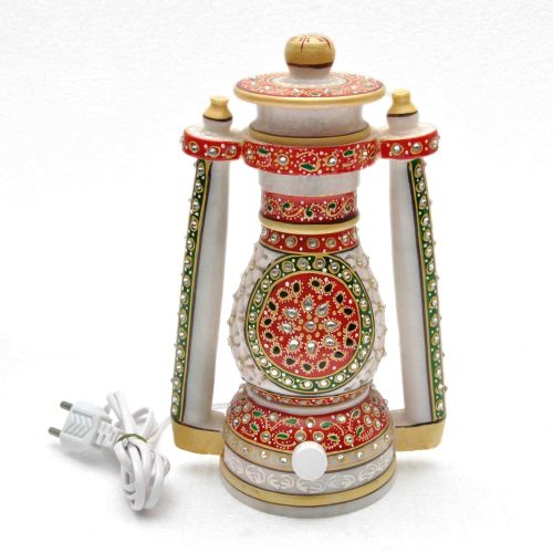 Polished & Smooth Handicraft Marble Lantern, Technics : Machine Made