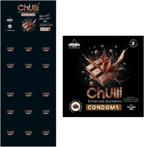 Latex Ultra Thin Chulli 2pcs Calendar Chocolate Condom