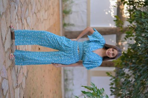 Printed Cotton Co Ord Set, Length : Full Length