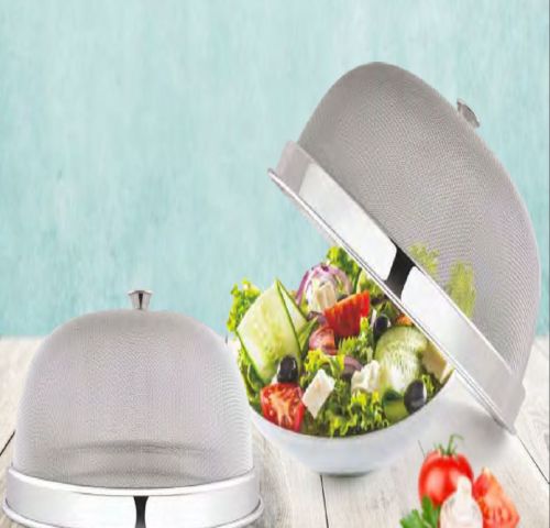 Stainless Steel Dome Cover, Color : Silver