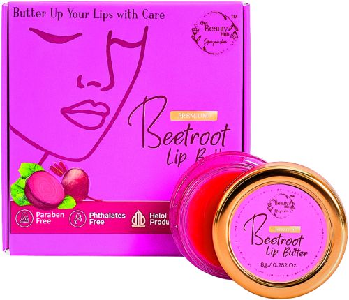 Premium Beetroot Lip Butter, Color : Pink, Packaging Size : 8 Gm