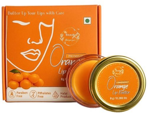 Premium Orange Lip Butter, Packaging Type : Glass Jar