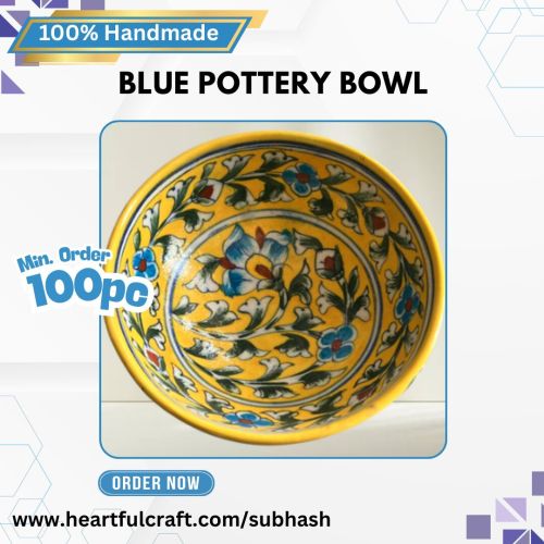 Polished Ceramic Blue Pottery, Brand Name : Sunrise Enterprises