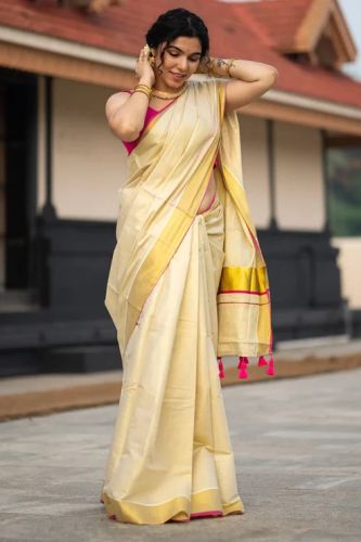 Printed Ladies Designer Pochampally Ikkat Silk Saree Party Wear