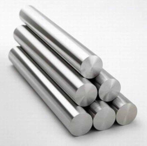 Polished Stainless Steel Round Bar, Color : Silver