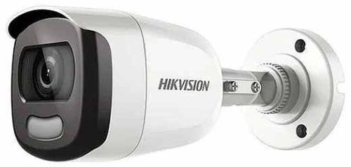 8MP Hikvision CCTV Bullet Shape Camera, Color : White