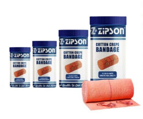 Zipson Elastic Support Cotton Crepe Bandage for Provides Compression