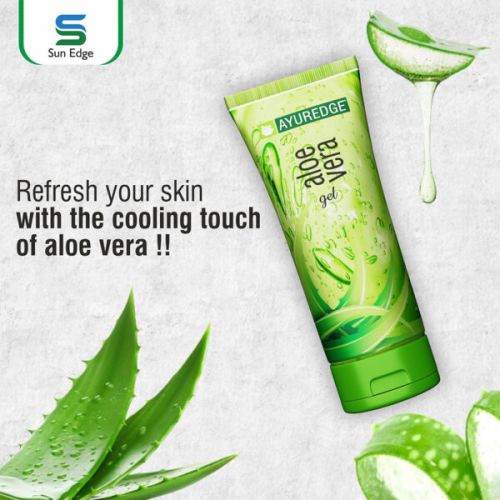 Ayuredge Aloe Vera Gel, Color : Green 5cm for Skin Care, Hair Care