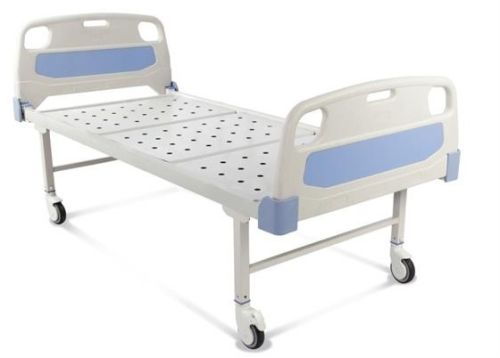 CRCA MS Sheet ABS Panel Hospital Plain Bed, Shape : Rectangular