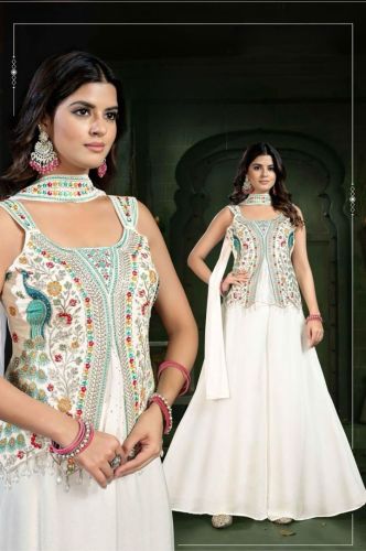 Cotton Ladies Designer 3 Piece Dress, Packaging Type : Plastic Bags