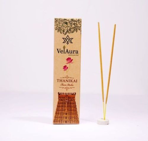 VelAura Thanikai Floral Incense Sticks Kraft Box