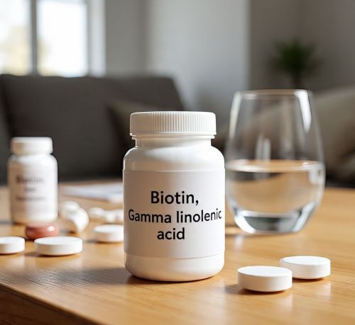 Biotin Gamma Linolenic Acid with Vitamin Tablet