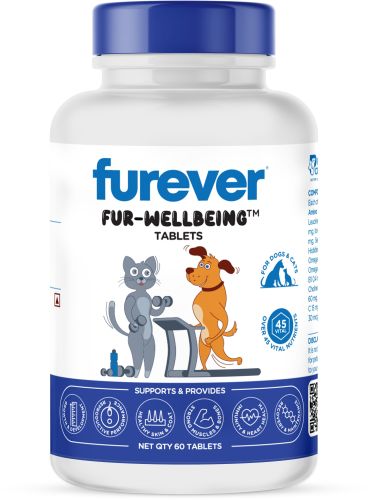 Furever Fur Wellbeingtablet 60S Tabtlet Bottle