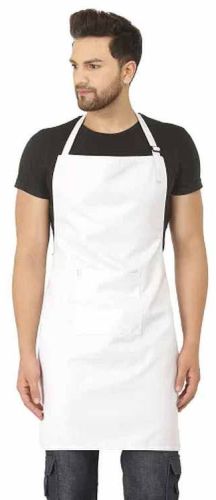 Plain Modern Unisex Polyester Kitchen Apron One Size Fits Most
