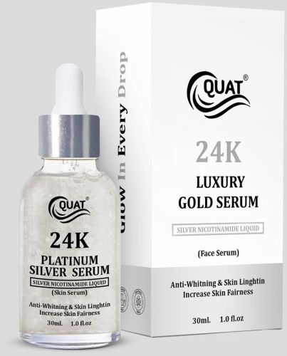 Quat 24k Platinum Silver Serum 30 Ml, Form : Liquid
