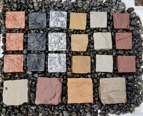 Non Polished Sandstone Cobble Stone, Brand Name : Granitex for Floor