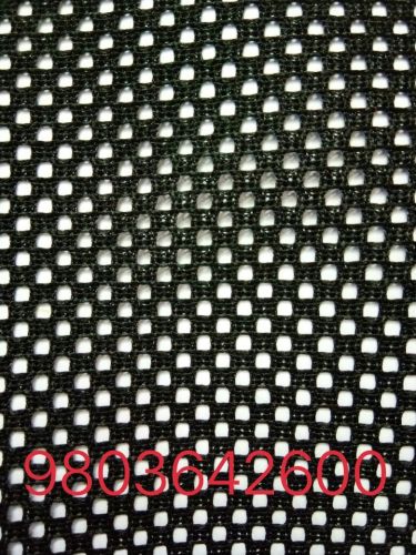 Plain Polyester Chair Mesh Fabric, Color : Black