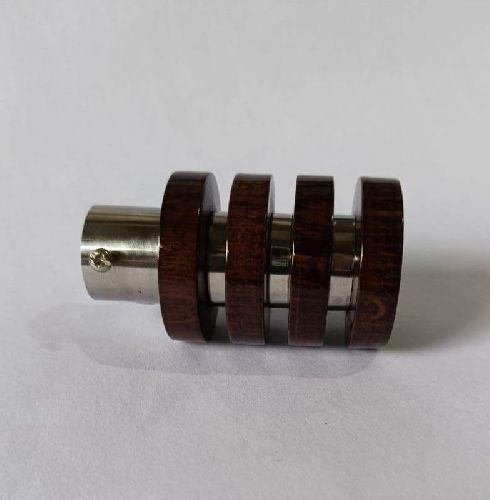 Stacked Core Wood Curtain Stopper, Weight : Approx. 135g