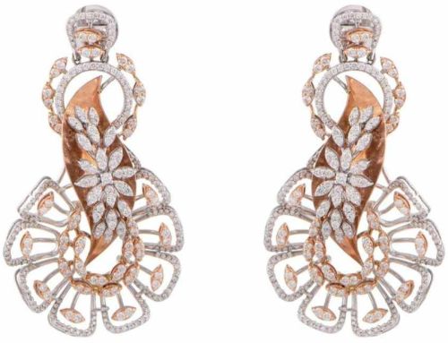 Gold Diamond Pendant Set Wedding, Party, Gender : Female