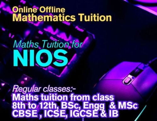 Maths Tuition for Nios