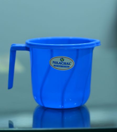 Plain 1 Liter Blue Plastic Mug, Brand Name : Nilachal