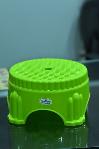 Green Plastic Bathroom Stool, Brand Name : Nilachal