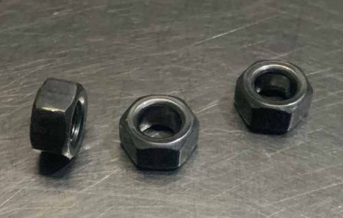 Black Steel Hex Nut, Packaging Type : Bag for Fastening
