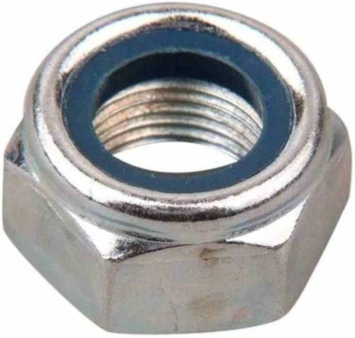 Steel Nylock Nut, Color : Silver for Securing Bolts Screws