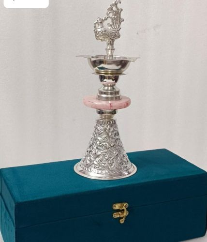 Silver Steel German Deep Diya Multisize for Pooja