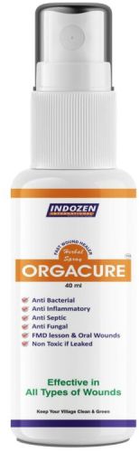 Orgacure Herbal Spray, Packaging Size : 40ml
