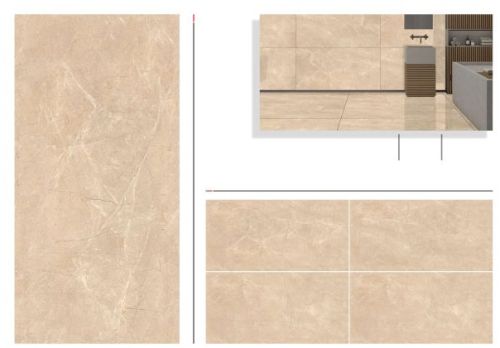 HD Polished Marble Tiles 600x1200mm For Flooring Or Wall
