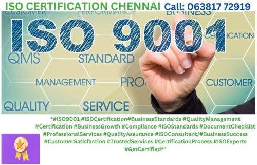 ISO 9001 Certificate Service