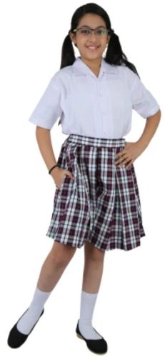 Cotton Plain School Skirts Long, Gender : Girls
