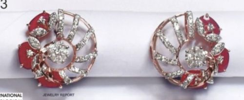 Diamond Earrings for Wedding, Engagement, Party Wear, Anniversary