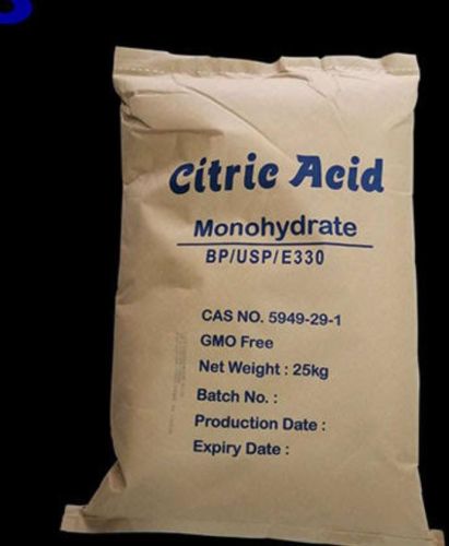 Citric Acid Monohydrate, Net Weight : 25 Kg