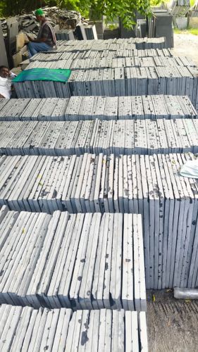 Polished Kadapa Limestone, Color : Grey, Form : Block, Slab