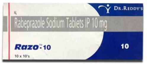 Razo Rabeprazole Sodium Tablet for Acid Reflux Relief
