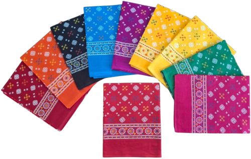 Cotton Fancy Gamcha, Color : Multi Colors