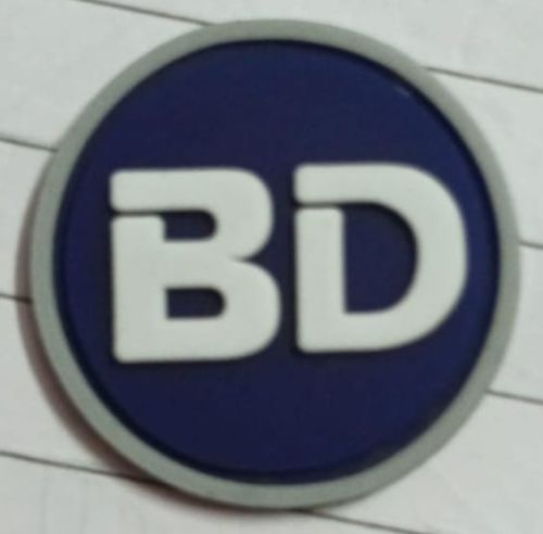 Polished Silicone Rubber Silicon Label Three Colours, Color : Grey