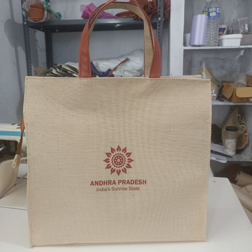 Jute Promotional Bags, Color : Brown for Casual, Shopping, Grocery