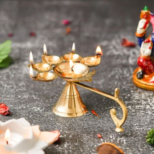 Brass Handicrafts Items, Color : Golden for Decoration