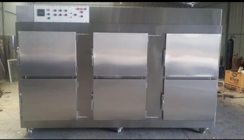Stainless Steel Mortuary Chamber, Color : Silver For Hospital