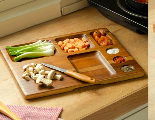 Plain Wood Polished Serving Tray Multisize