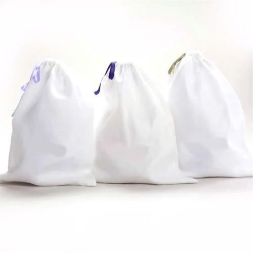 Plain Non Woven Laundry Bags, Color : White Standard